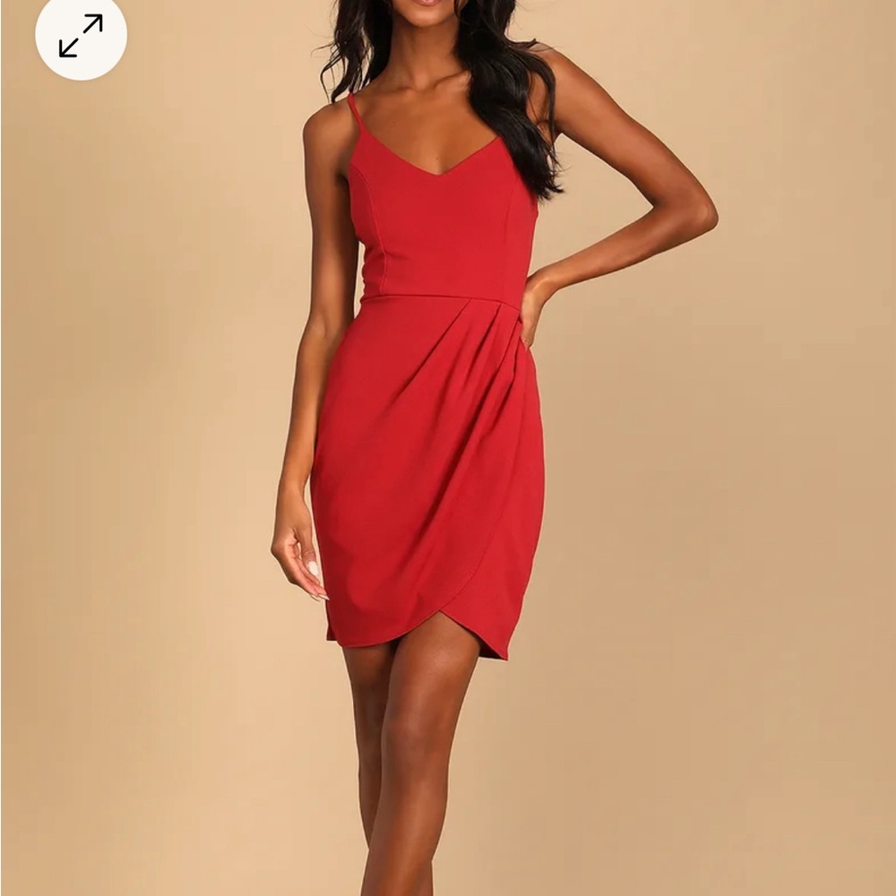 Lulus Forever Your Girl Rust Red Bodycon Dress